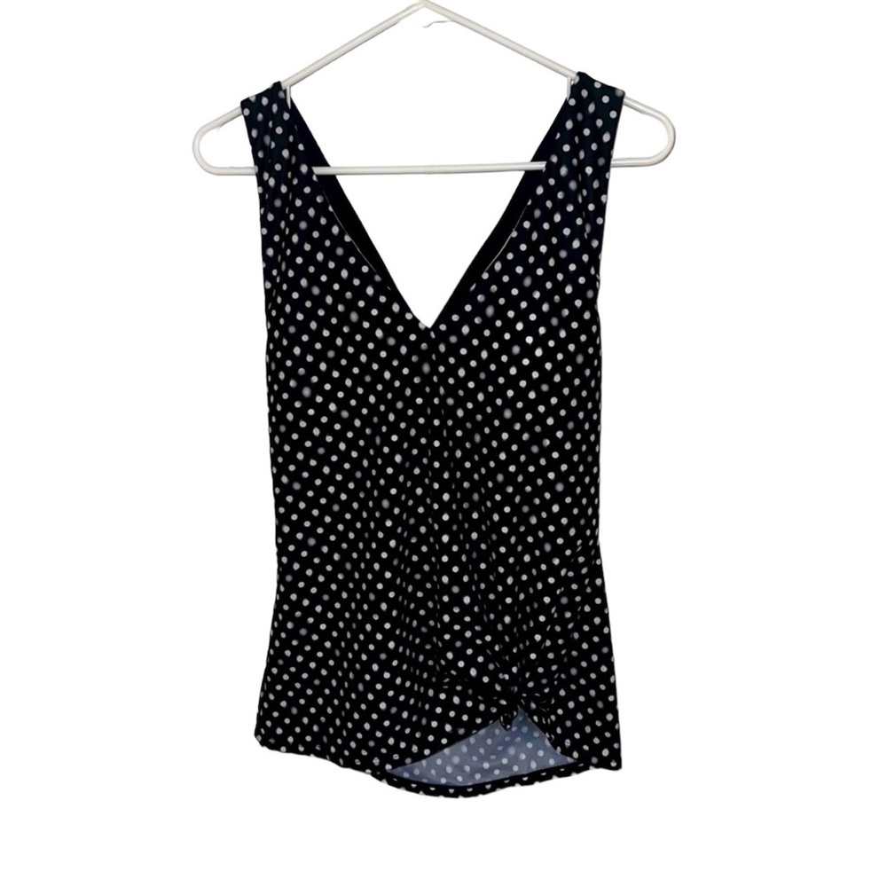 NWT Nike Tankini Swim Set, Black Polda Dot, Size M
